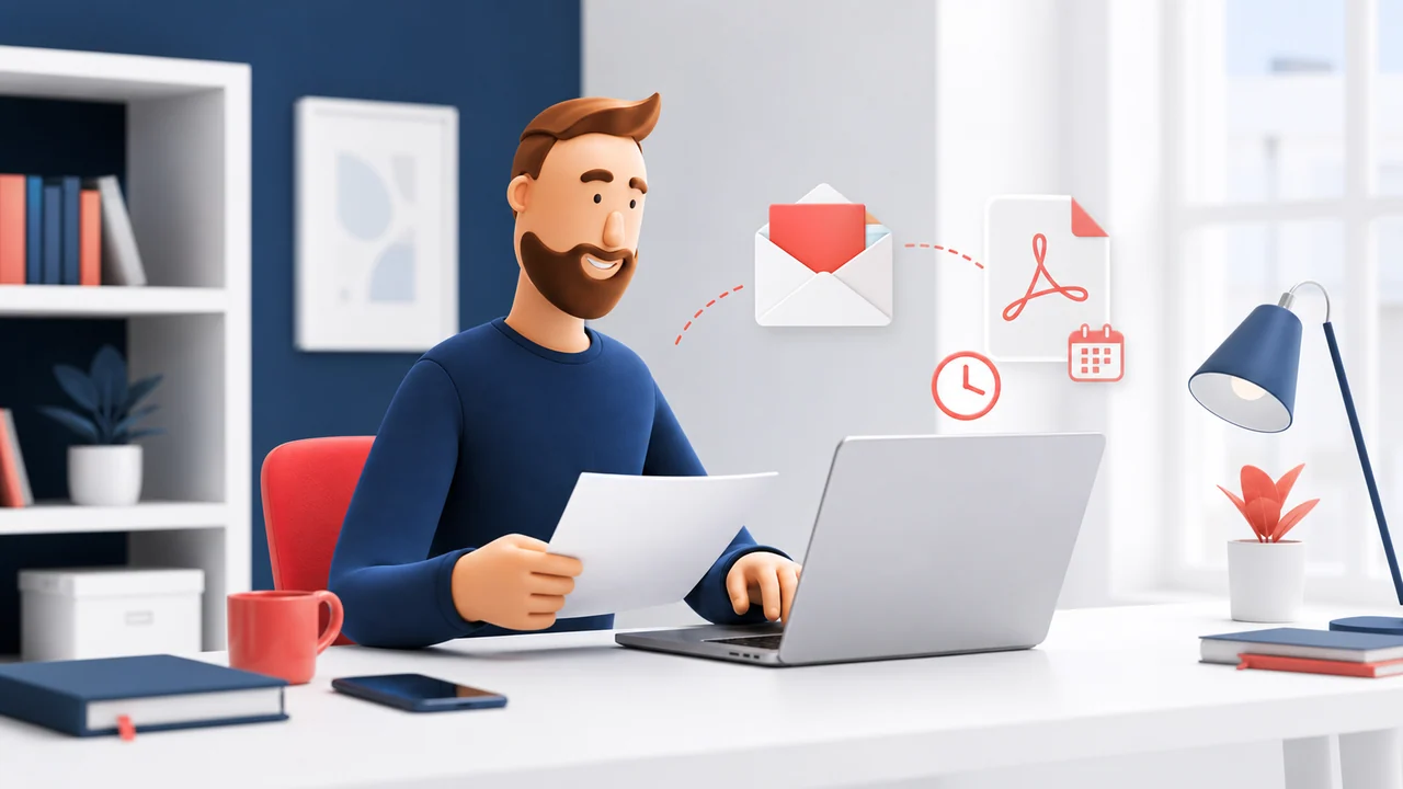 Illustration de courrier certifié en ligne : fonctionnement, preuves et usages par Mail Certificate