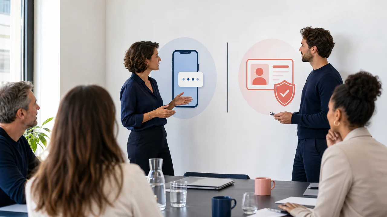 Illustration de code sms ou identification forte : quelles différences ? par Mail Certificate