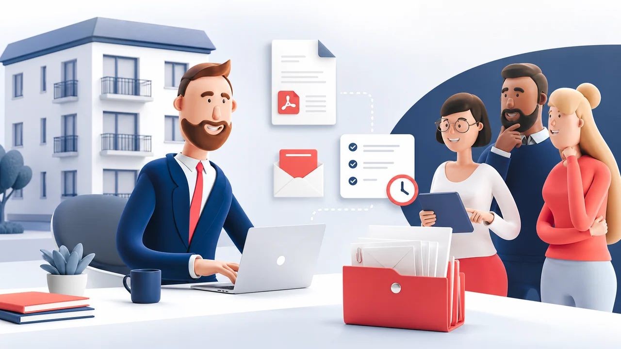 Illustration de courrier certifié pour syndic de copropriété par Mail Certificate