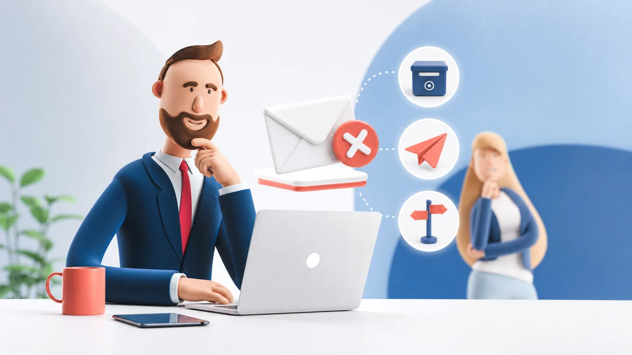 Illustration de refus ou expiration d’un courrier électronique : que faire ? par Mail Certificate