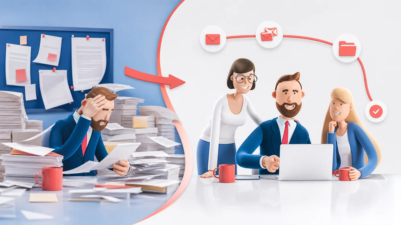Illustration de digitaliser les courriers d’un syndic de copropriété par Mail Certificate