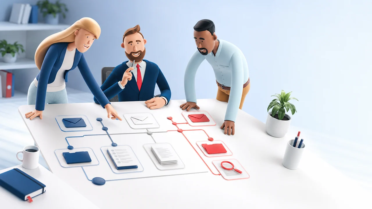 Illustration de ere non qualifiée, envoi documenté et lre qualifiée par Mail Certificate