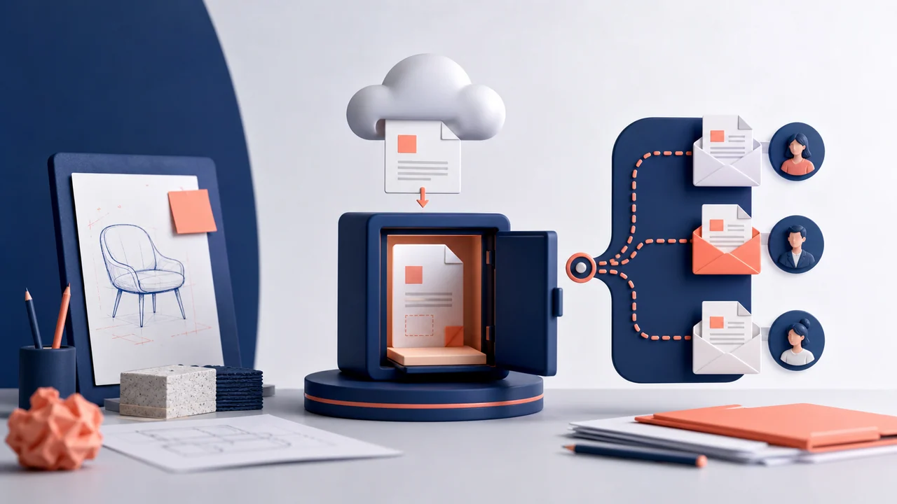 Illustration de propriété intellectuelle : preuve d’envoi ou e-soleau ? par Mail Certificate