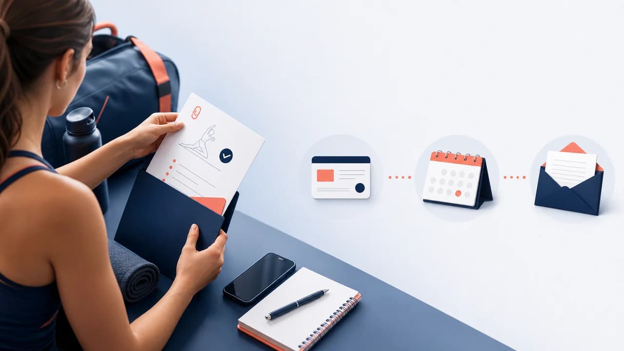 Illustration de résilier une salle de sport : étapes et preuve d’envoi par Mail Certificate